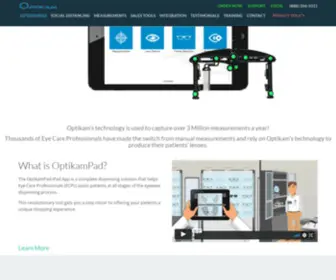Optikam.com(Fitting & Dispensing Tool for Eye Care Professionals) Screenshot