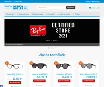 Optikaoutlet.hu(Optika Outlet) Screenshot