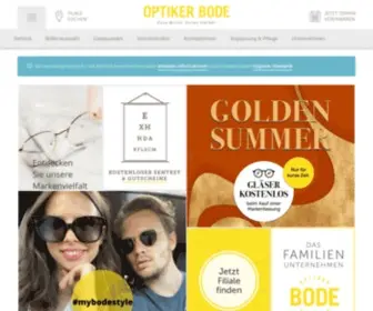 Optiker-Bode.de(Riesige Auswahl an Brillen) Screenshot