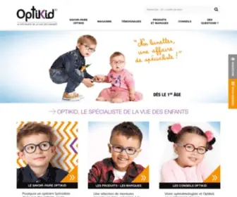 Optikid.fr(Spécialiste de l'optique et des lunettes pour enfants) Screenshot