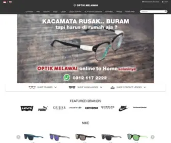 Optikmelawai.com(Optik Melawai) Screenshot