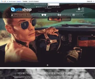 Optikshop.hu(Optikshop szemüvegek) Screenshot