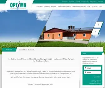 Optima-CLP.de(Optima Cloppenburg) Screenshot