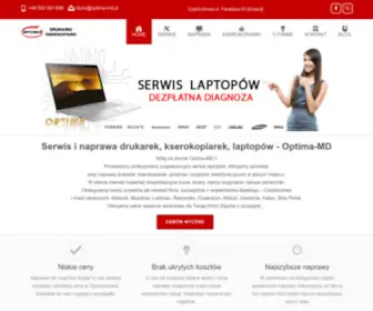 Optima-MD.pl(Drukarki Laptopy Komputery) Screenshot