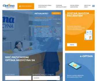 Optima-Medycyna.eu(Optima Medycyna SA) Screenshot