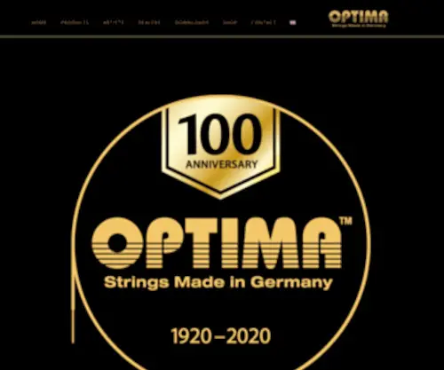 Optima-Strings.com(Optima strings) Screenshot