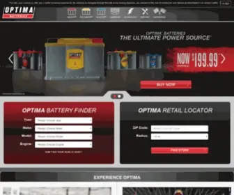 Optimabatteries.com(OPTIMA® Batteries) Screenshot