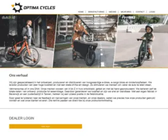 Optimabikes.com(Optima Recumbents) Screenshot