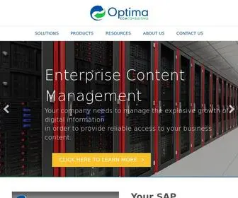 Optimaecm.com(SAP Consulting) Screenshot