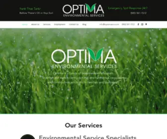 Optimaenv.com(Underground Storage Tank) Screenshot