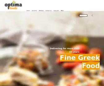 Optimafoods.com(Optima Foods Inc) Screenshot
