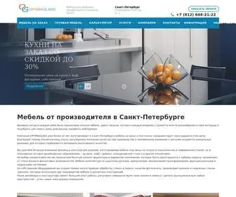 Optimaglass.ru(Мебель на заказ) Screenshot