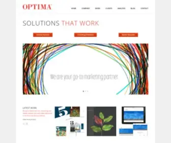 Optimagroupinc.com(Optima Group) Screenshot