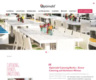 Optimahl.de(Event Catering seit 1994) Screenshot