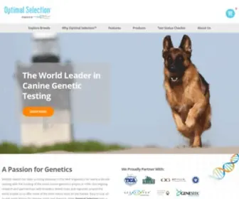 Optimal-Selection.com(Smarter breeding through genetics) Screenshot
