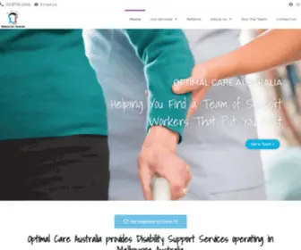 Optimalcareaustralia.org.au(Optimal Care Australia) Screenshot