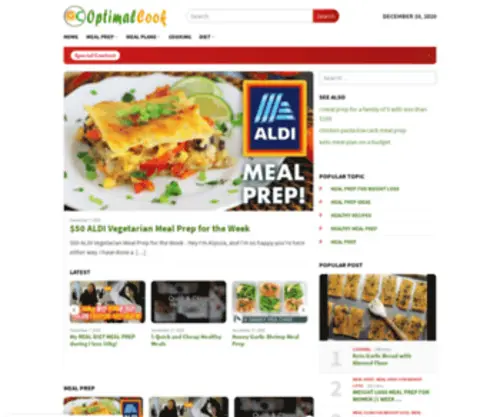 Optimalcook.com(Casas en bolivia) Screenshot