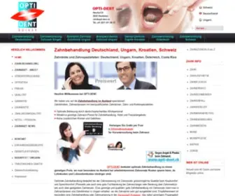 Optimale-Zahnbehandlung.ch(Zahnbehandlung Deutschland) Screenshot