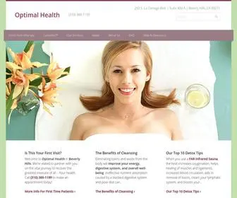 Optimalhealthinc.com(Optimal Health) Screenshot