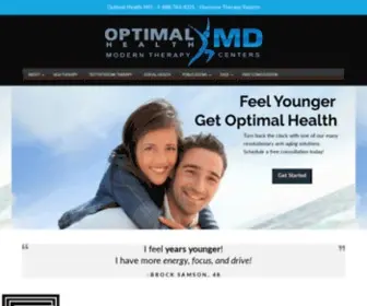 Optimalhealthmd.com(OPTIMAL HEALTH MD CENTERS) Screenshot