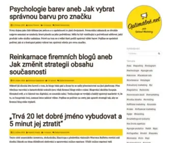 Optimalne.net(Optimálně.net) Screenshot