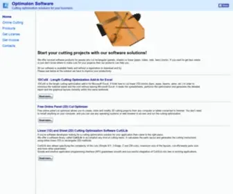 Optimalon.com(Cutting Optimization Solutions) Screenshot
