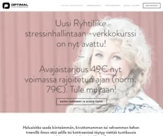 Optimalperformance.fi(Optimal Performance) Screenshot