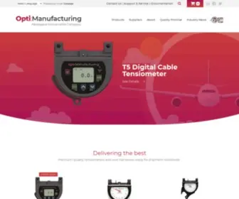 Optimanufacturing.com(Opti Manufacturing Opti Manufacturing) Screenshot