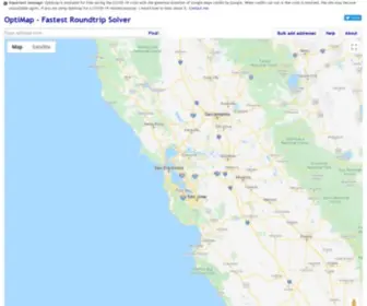 Optimap.net(Route Planner for Google Maps) Screenshot