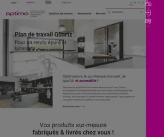 Optimapack.fr(Façades de cuisine sur mesure) Screenshot