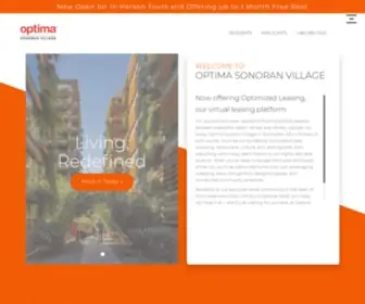Optimasonoranvillage.com(Luxury Apartments in Old Town Scottsdale) Screenshot