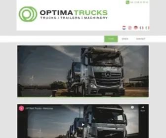 Optimatrucks.eu(Optima Trucks BvbA) Screenshot