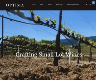 Optimawinery.com(Optima Winery) Screenshot