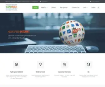 Optimaxbd.net(Optimax Communication Ltd) Screenshot