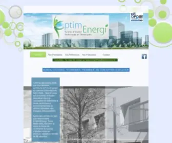 Optimenergi.fr(Bureau d’études techniques) Screenshot