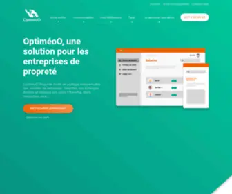 Optimeoo.fr(Logiciel entreprise nettoyage) Screenshot