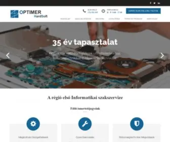 Optimer.hu(Optimer KFT Honlapja) Screenshot