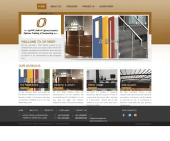 Optimerqatar.com(Optimer Trading & Contracting WLL) Screenshot