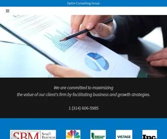 OptimGroupusa.com(Growth, Team, Ownership, Management) Screenshot
