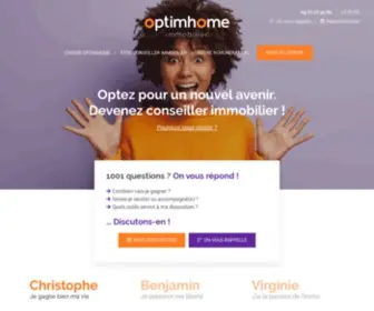 Optimhome-Recrutement.com(Devenez conseiller en immobilier dans le réseau Optimhome) Screenshot