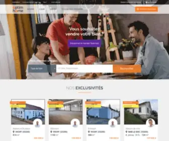 Optimhome.com(Annonces immobilières d’achat) Screenshot