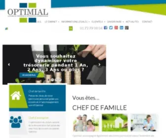 Optimial.fr(Cabinet de Gestion de Patrimoine Indépendant) Screenshot