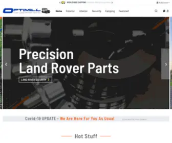 Optimill-UK.com(Land Rover Defender Parts) Screenshot