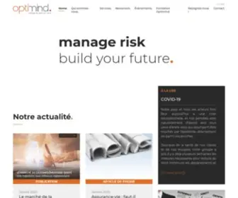 Optimind.com(Conseil en gestion des risques) Screenshot