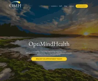 Optimindhealth.com(Homepage) Screenshot