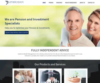 Optimisewealth.com(Optimisewealth) Screenshot