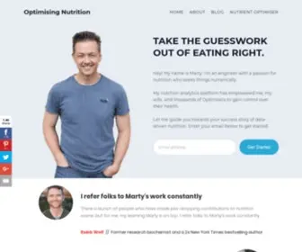 Optimisingnutrition.com(Optimising Nutrition) Screenshot