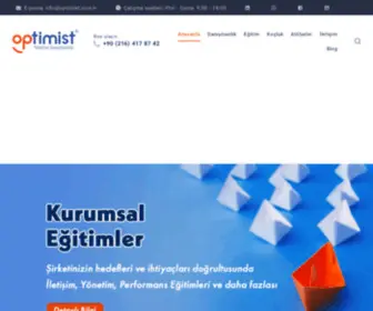 Optimist.com.tr(Optimist Yönetim Danışmanlığı) Screenshot