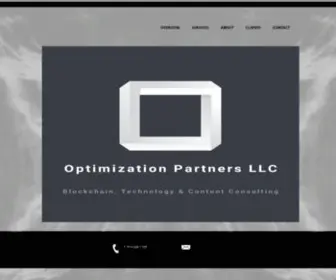 Optimizationpartnersllc.com(Blockchain, Digital, Content) Screenshot