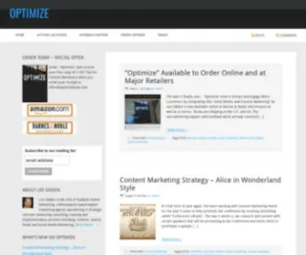 Optimizebook.com(How to Attract & Engage More Customers With Integrated SEO) Screenshot